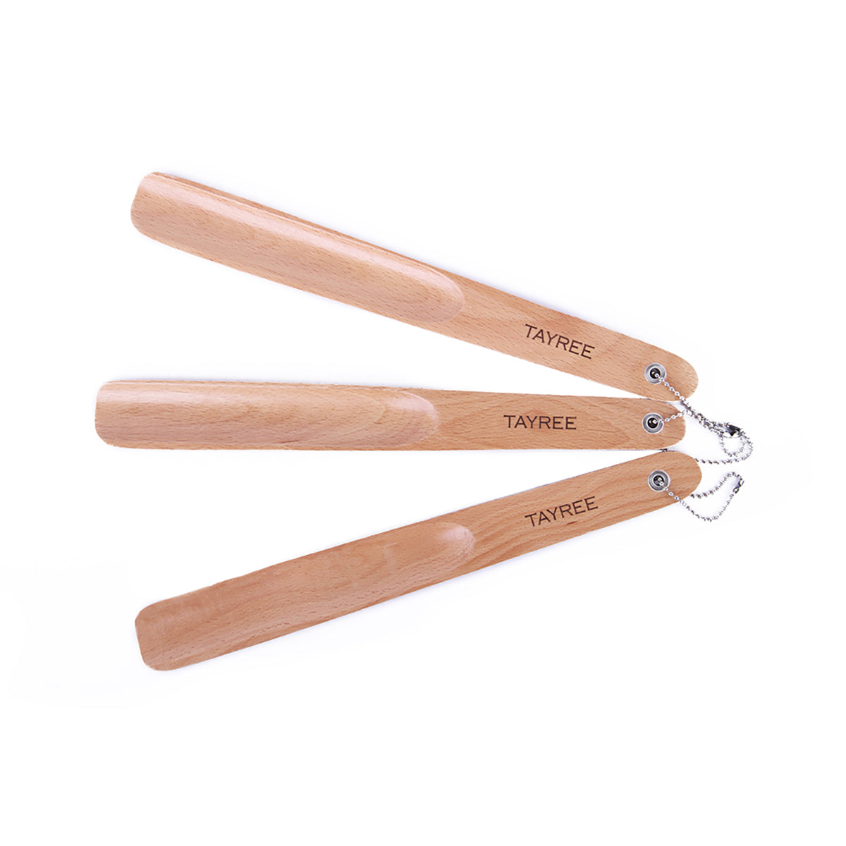 تايري - لبيسة خشبية كبيرة للاحذية - 25سم