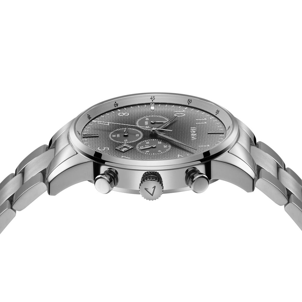 TRNDA STAINLESS STEEL MEN'S WATCH - ELEGANT GRADIENT DIAL & DURABLE DESIGN