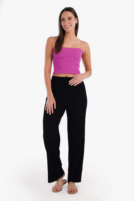 Spaghetti Straps Cropped Top