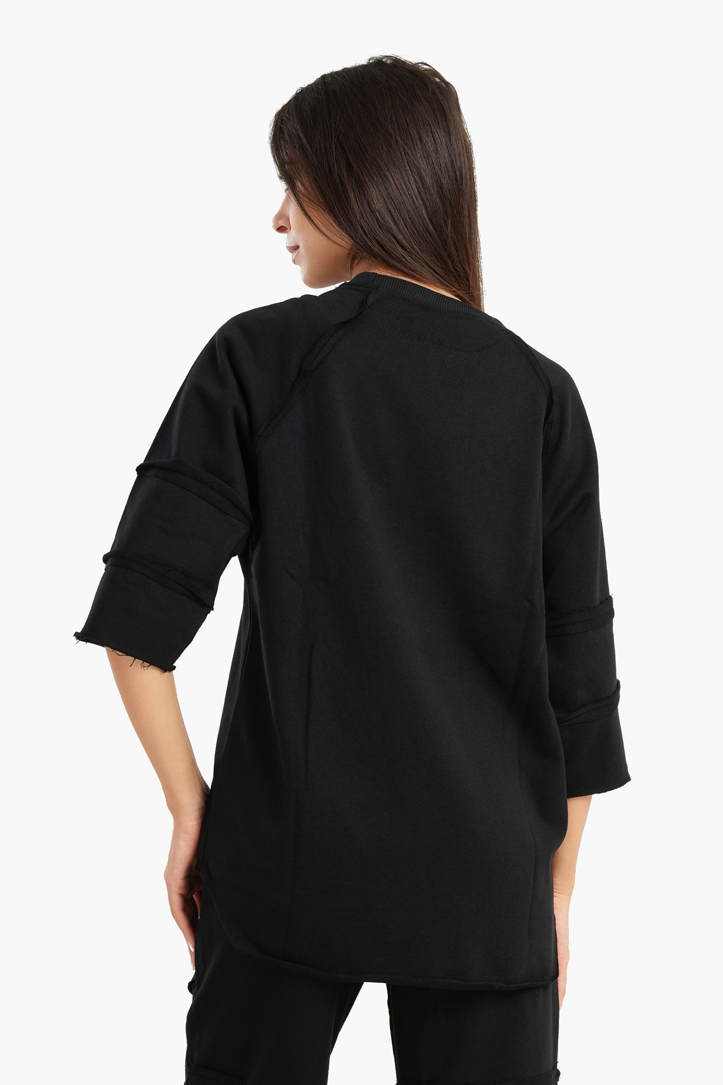 Carina -Lounge Sweatshirt with 3/4 Sleeves