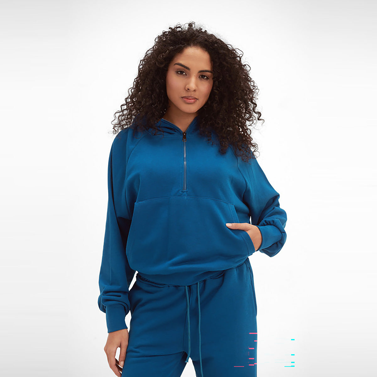 فيرمو - سويت شيرت بسحاب ربع ياقة للنساء