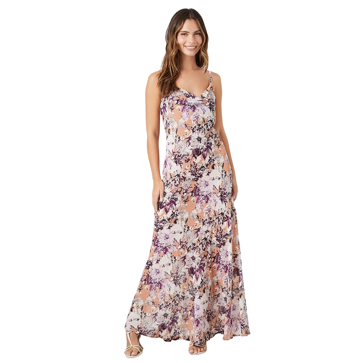 فوريفر 21 - فستان ماكسي من الساتان - بيعت من قبل اف اي جي