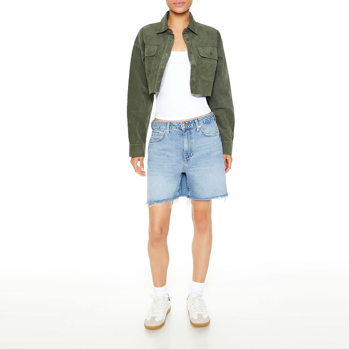 فور ايفر 21 - قميص قصير للنساء - بيعت من قبل اف اي جي