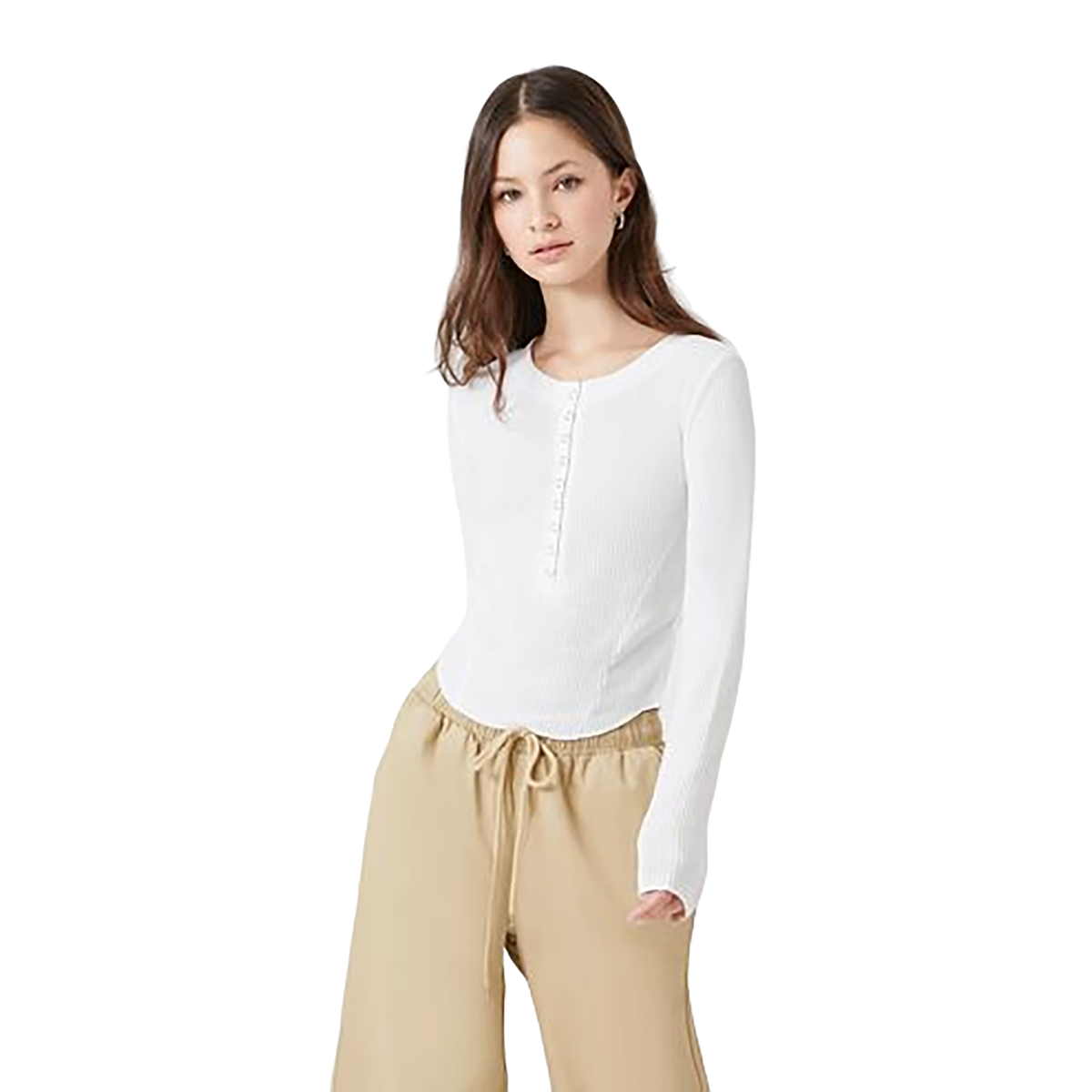 فوريفر 21 - كروب توب مريح للنساء - بيعت من قبل اف اي جي