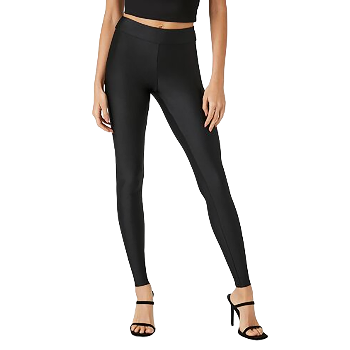 Forever 21 - High-Shine Mid-Rise Leggings - Sold by FIG