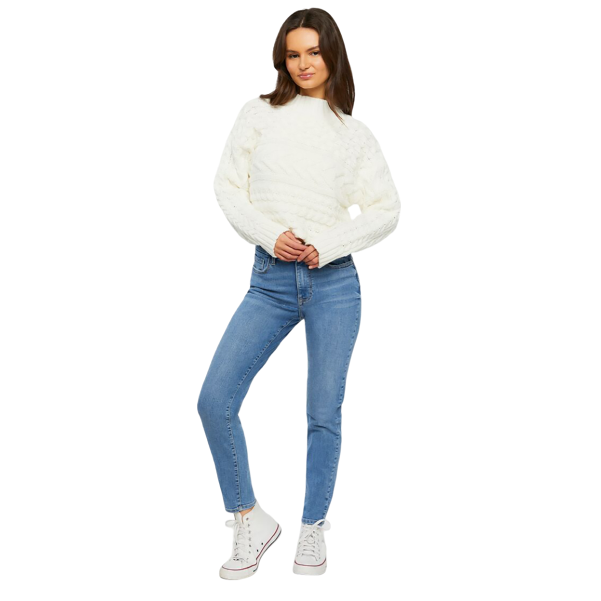 فوريفر 21 - بنطلون جينز سكيني للنساء - بيعت من قبل اف اي جي