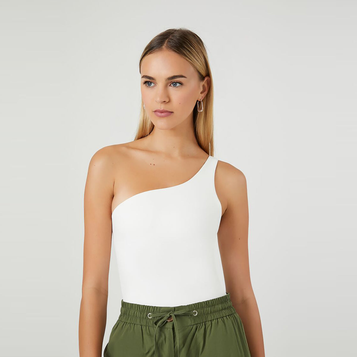 Forever 21 - Sculpt Shape One-Shoulder Bodysuit - Sold by FIG