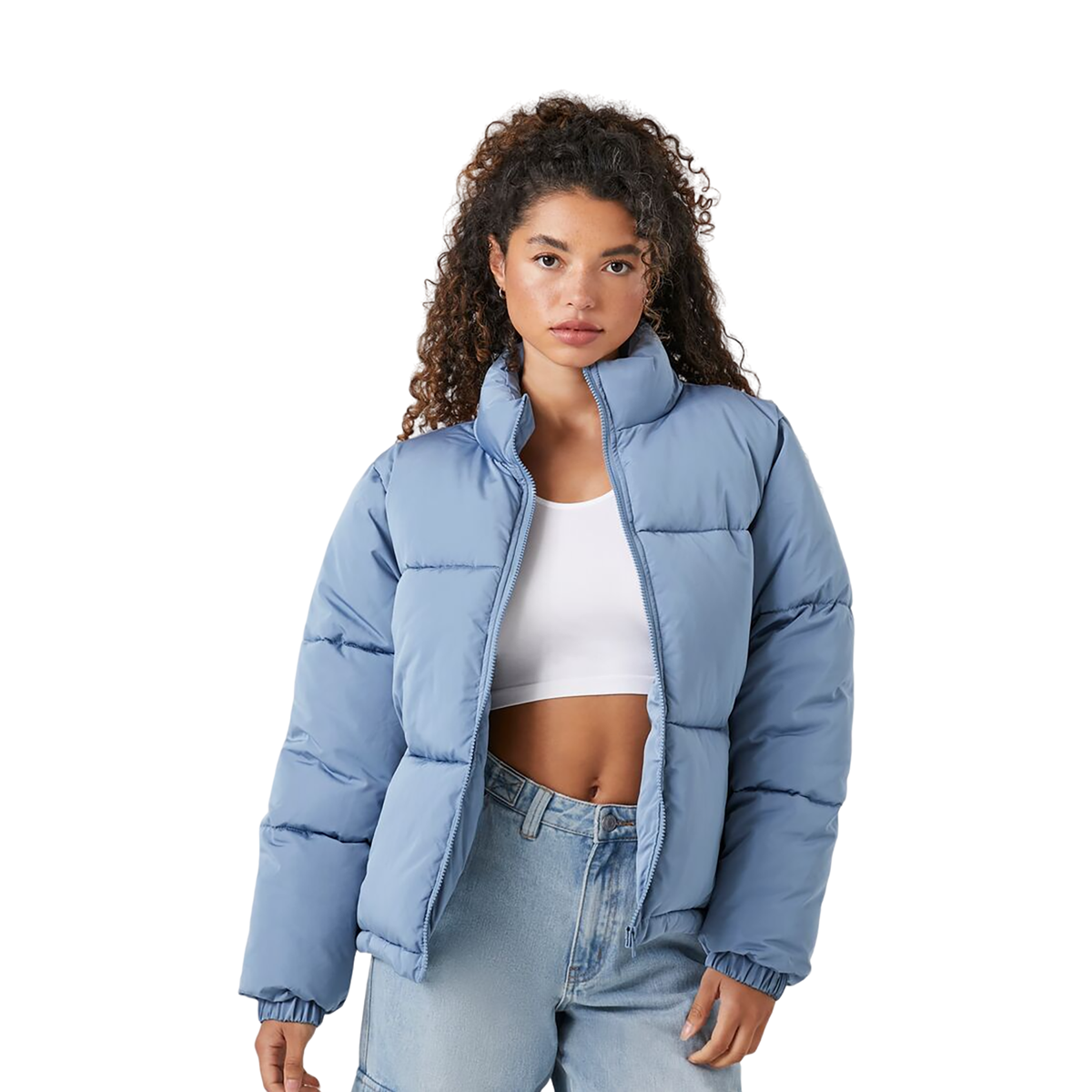 فور ايفر 21 - سترة منتفخة مبطنة للنساء - بيعت من قبل اف اي جي