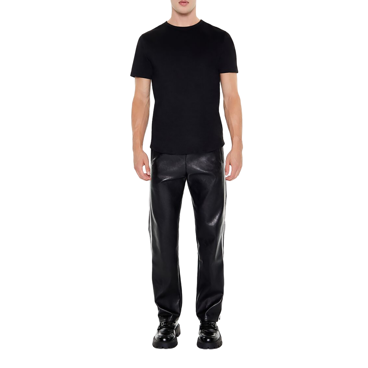 فور ايفر 21 - بنطال مستقيم مخططللرجال - بيعت من قبل اف اي جي