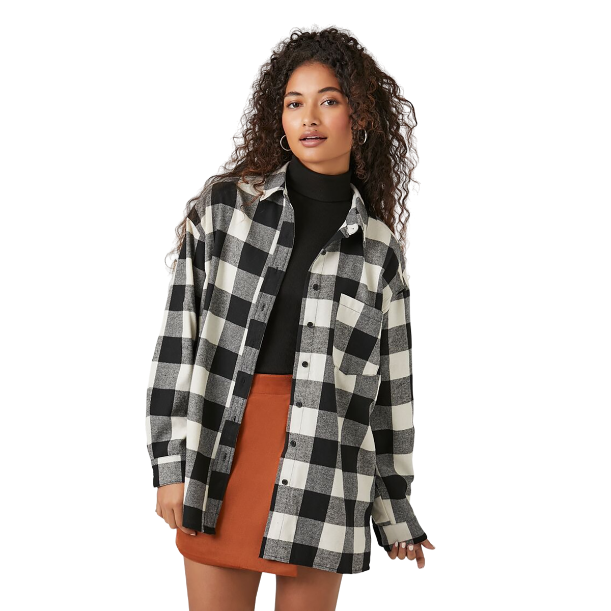 فور ايفر 21 - قميص بأكمام منسدله للنساء - بيعت من قبل اف اي جي