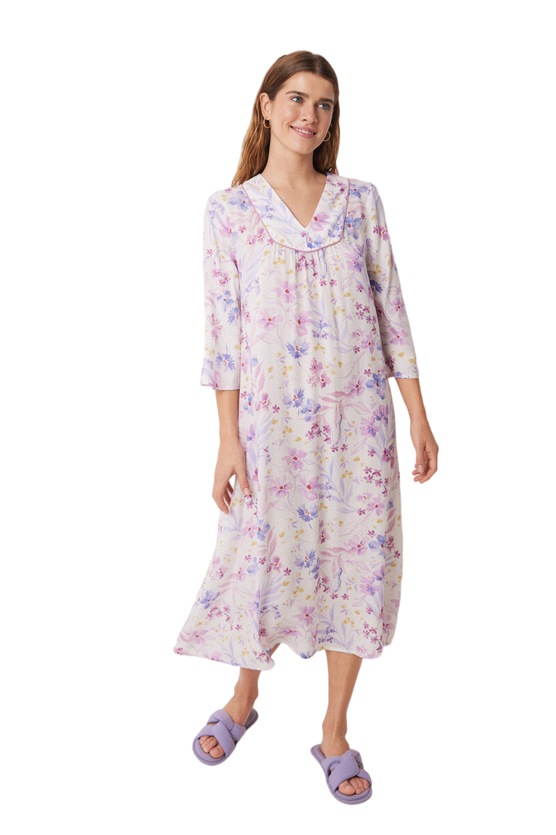 Women Secret - Floral Print Midi Nightgown for women - Sold by FIG
