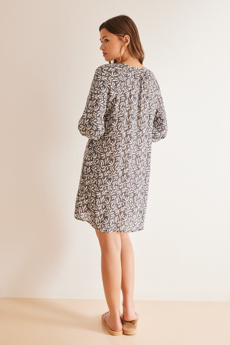 Women Secret - Midi Sleep Shirt With Seaweed Print for women - Sold by FIG