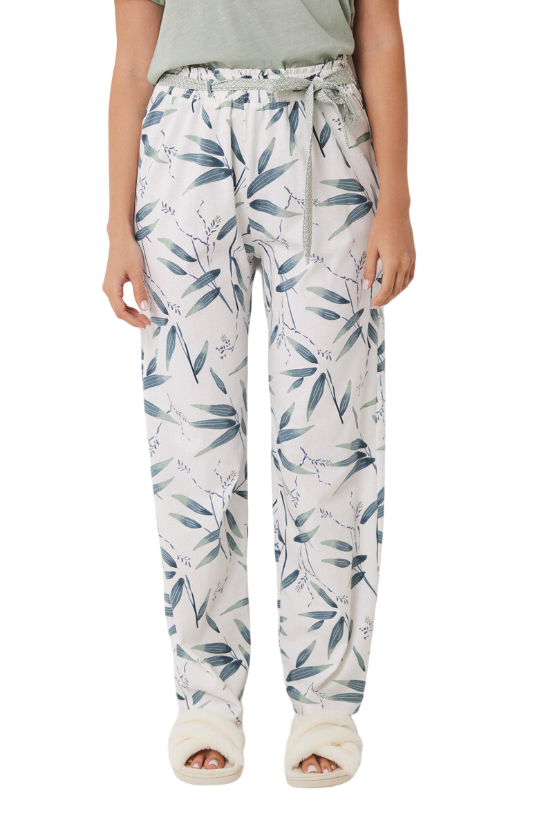 Women Secret - Leaf Print Pajamas Pants for women - Sold by FIG