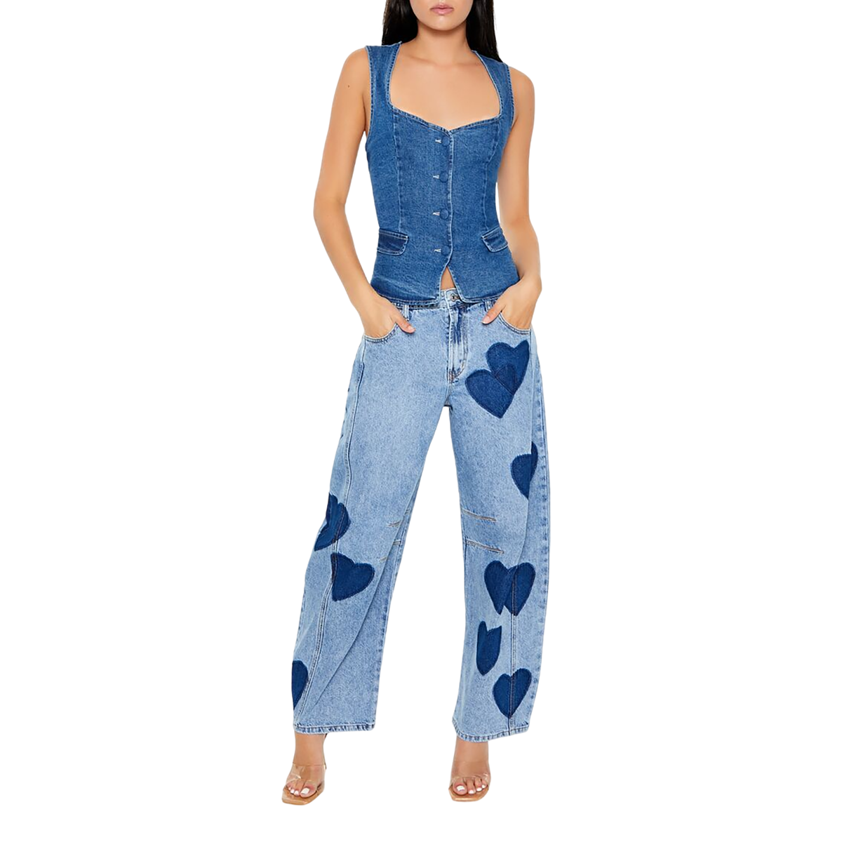 فور ايفر 21 - باجي جينز للنساء - بيعت من قبل اف اي جي