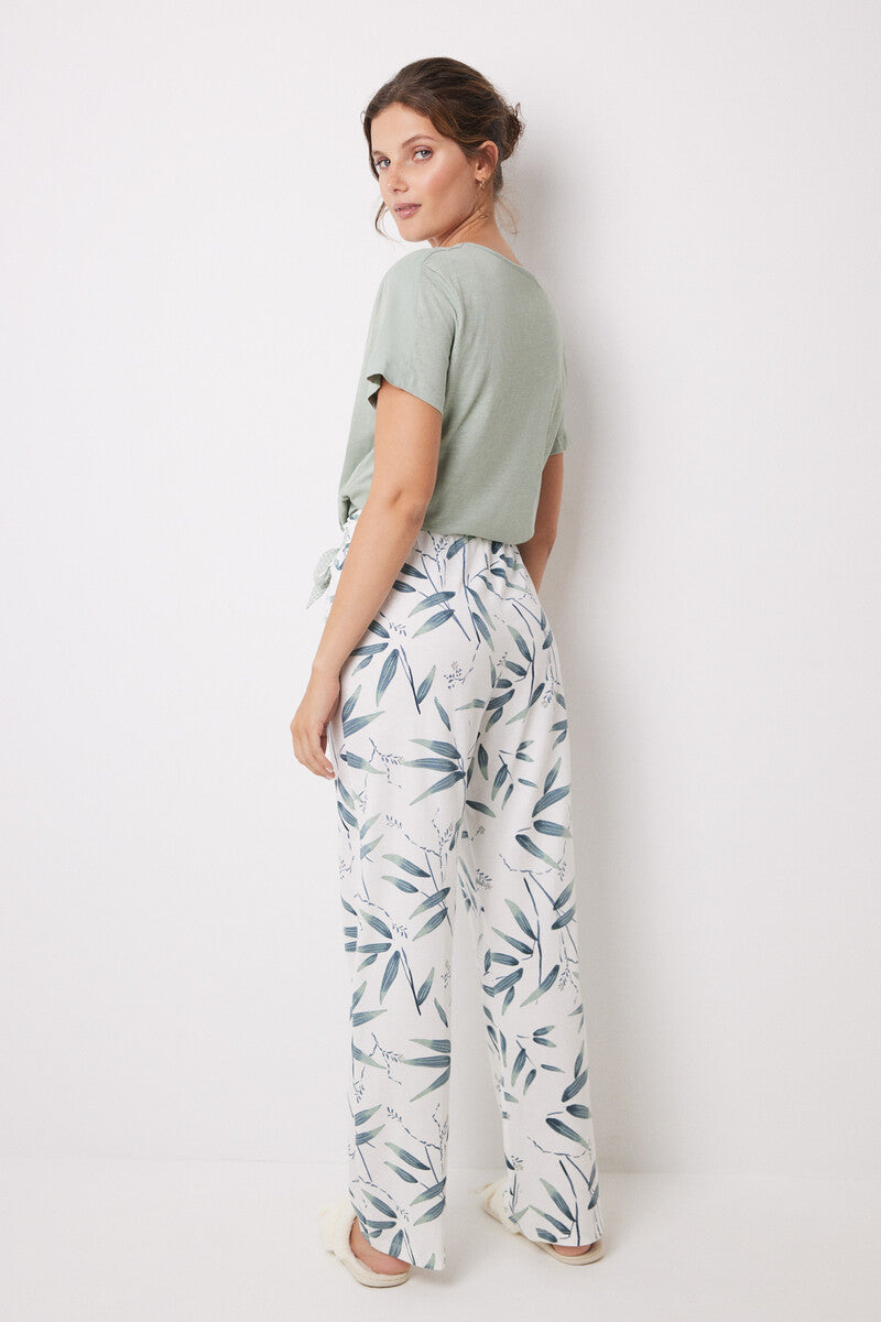Women Secret - Leaf Print Pajamas Pants for women - Sold by FIG