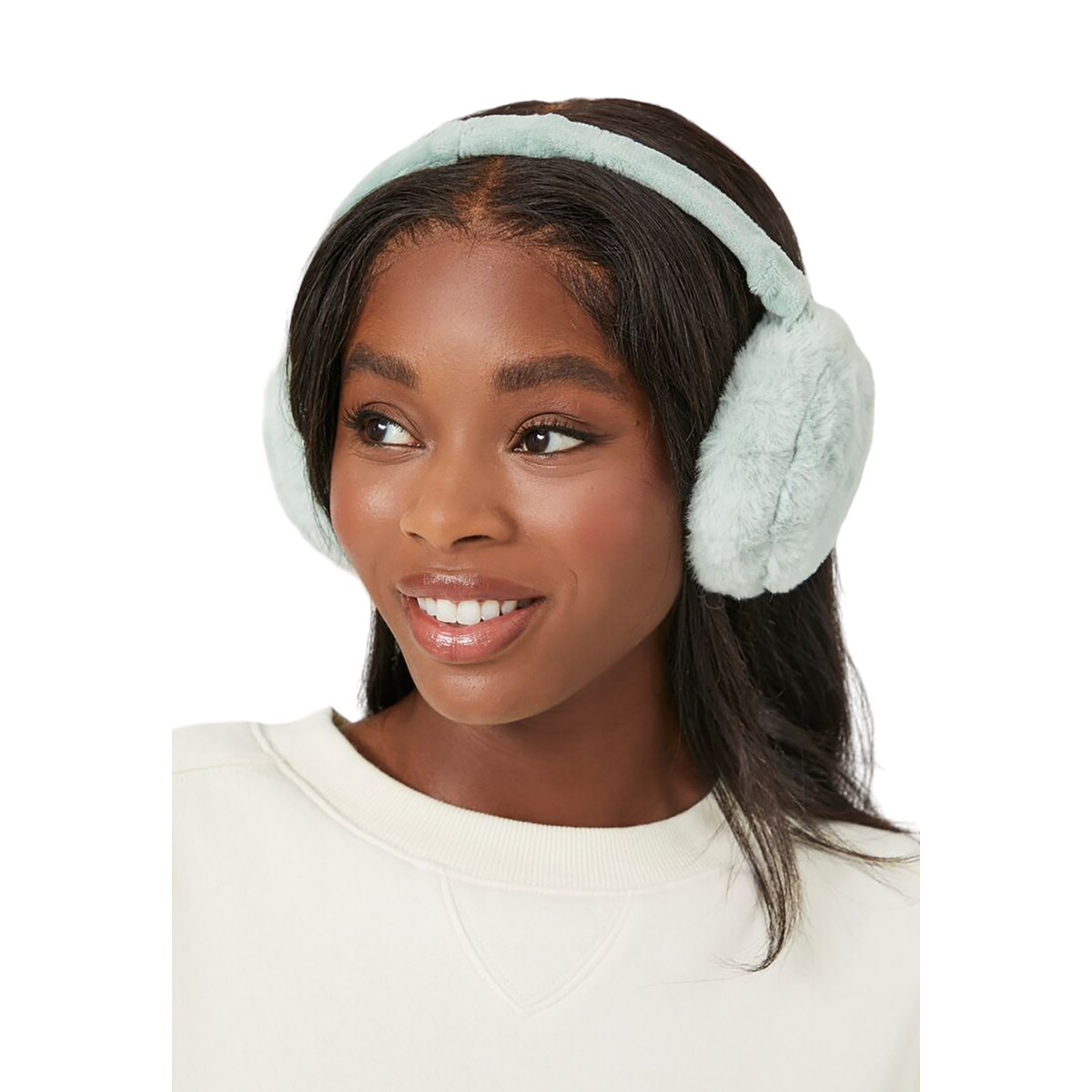 فور ايفر 21 - واقيات أذن من الفرو للنساء - بيعت من قبل اف اي جي