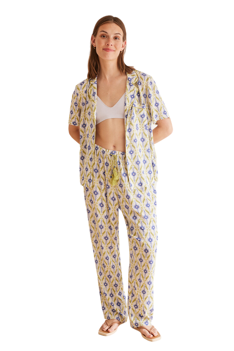 Women Secret - Geometric Ikat Shirt Pajamas for women - Sold by FIG