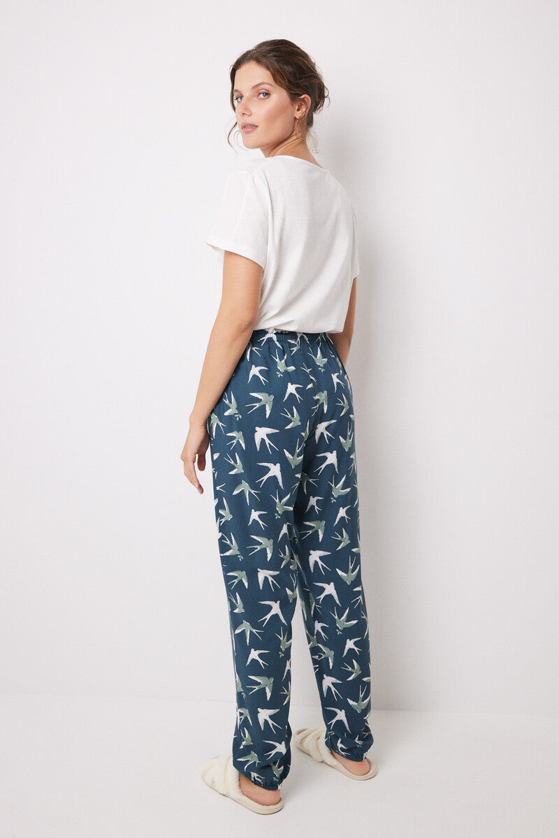 Women Secret - Leaf Print Pajamas Pants for women - Sold by FIG