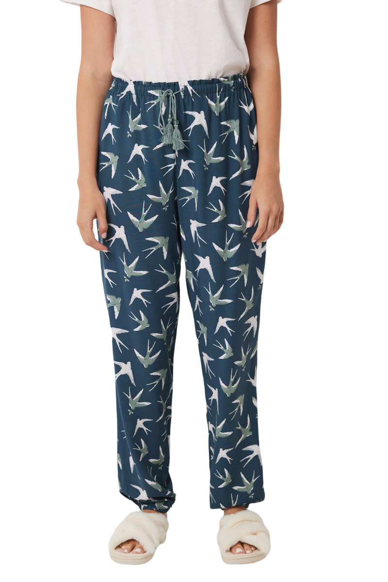 Women Secret - Leaf Print Pajamas Pants for women - Sold by FIG