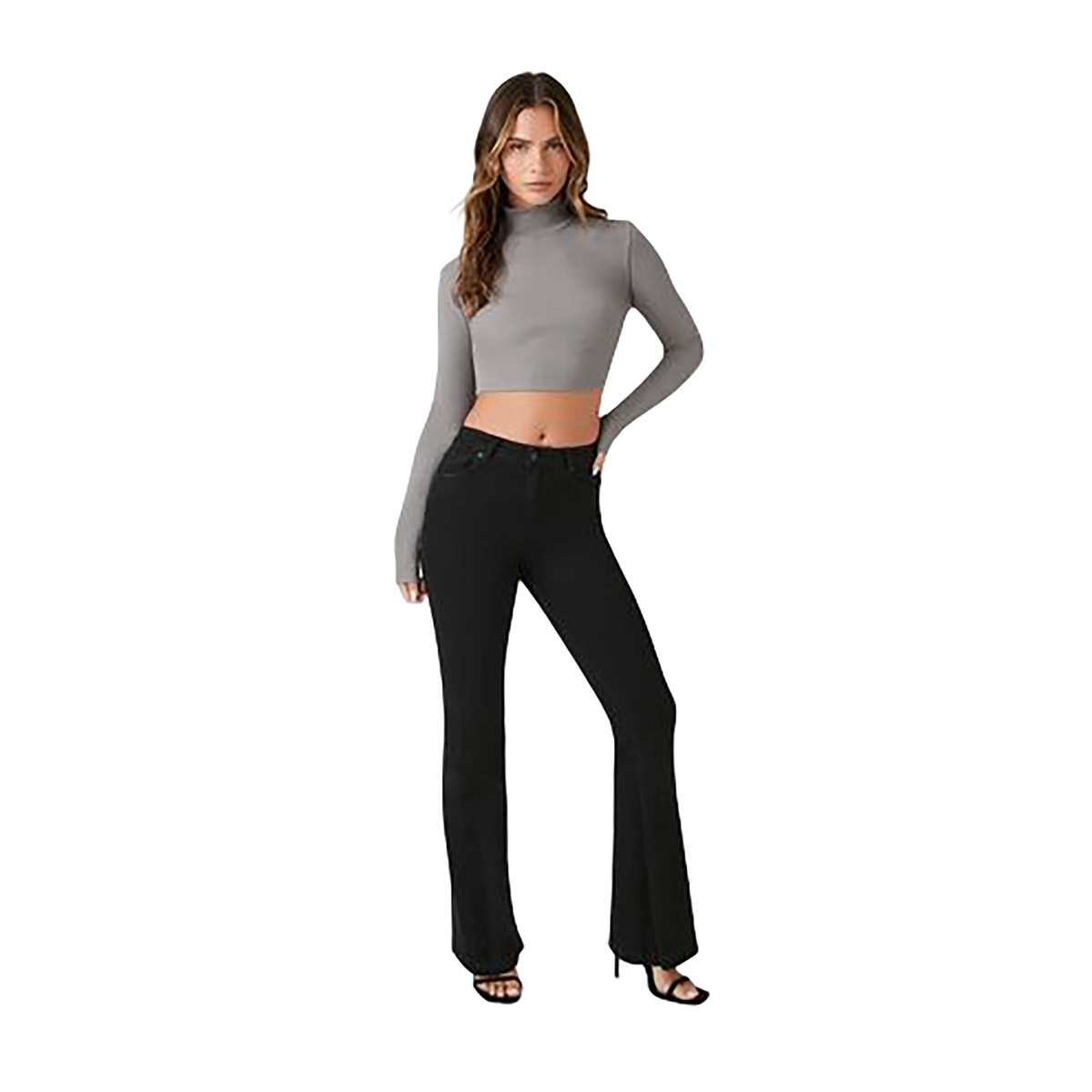 فوريفر 21 - كروب توب مضلع للنساء - بيعت من قبل اف اي جي