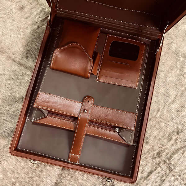 Leazus - Leather classic Havan - Bag men