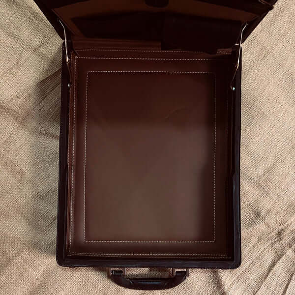 Leazus - Leather classic Black - Bag men