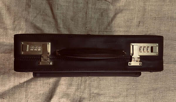 Leazus - Leather classic Black - Bag men