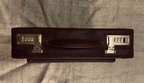 Leazus - Leather classic Black - Bag men