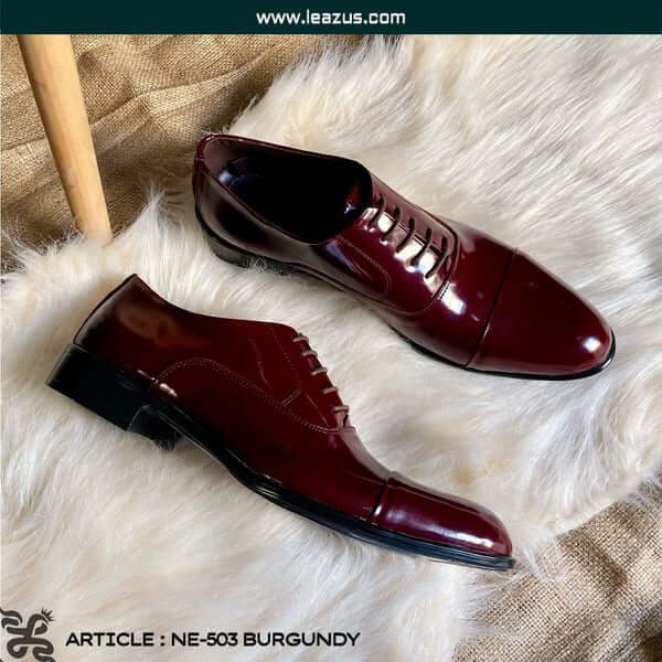 Leazus - Vernis Classic shoes - S-503 Burgundy