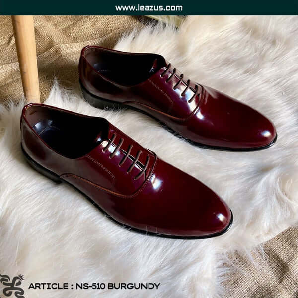 Leazus - Vernis Classic Shoes - SS-510 Burgundy