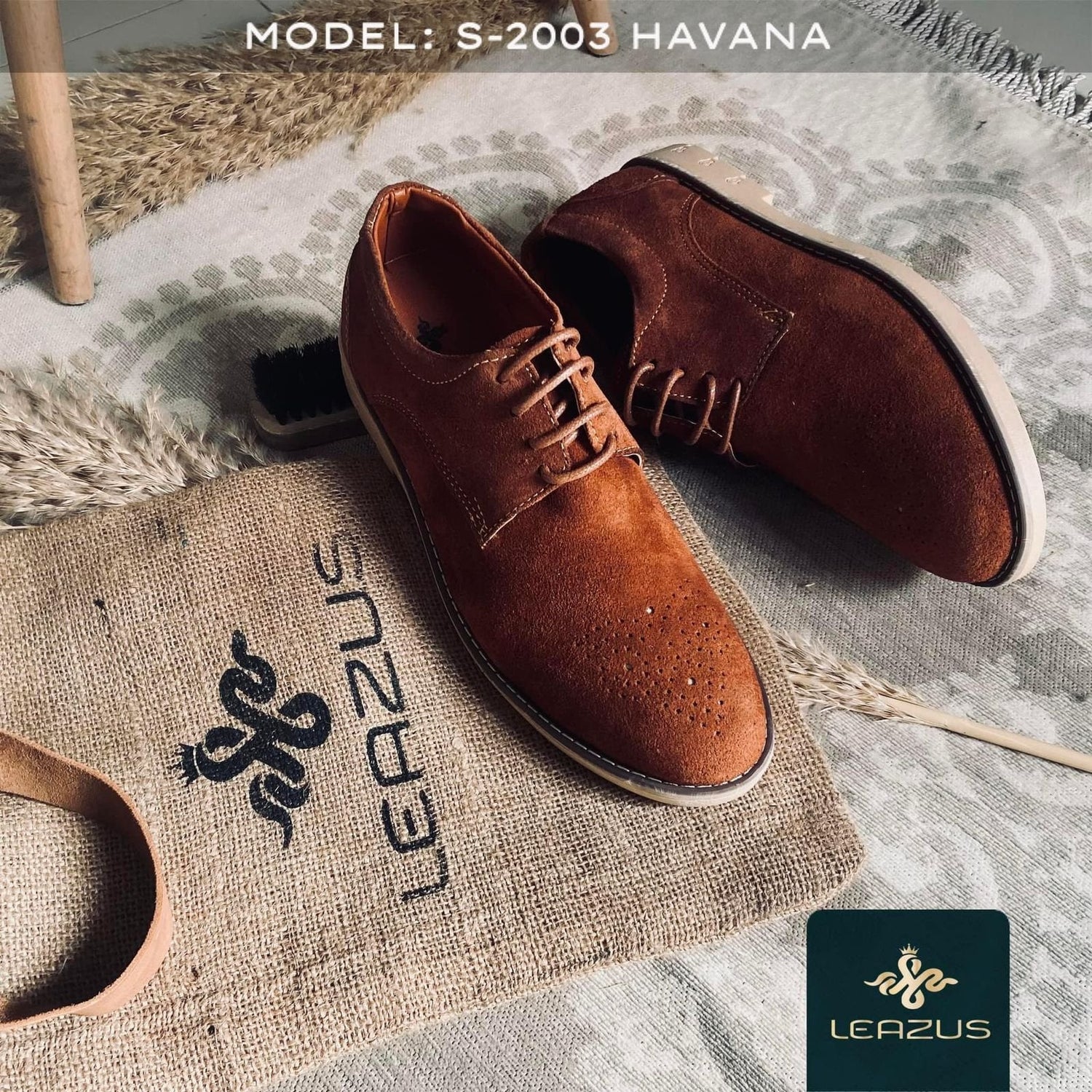 Leazus - leather Smart Casual Shoes - S-2003 havan