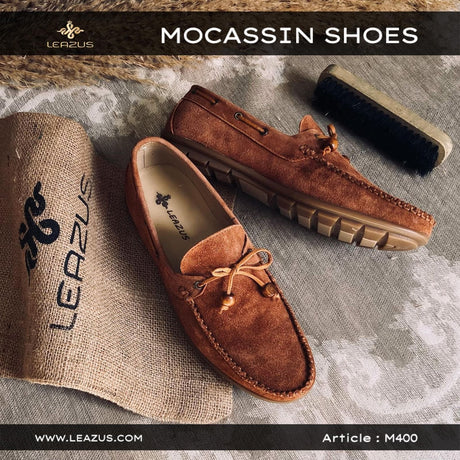 Leazus - LEATHER MOCCASIN SHOES - M400