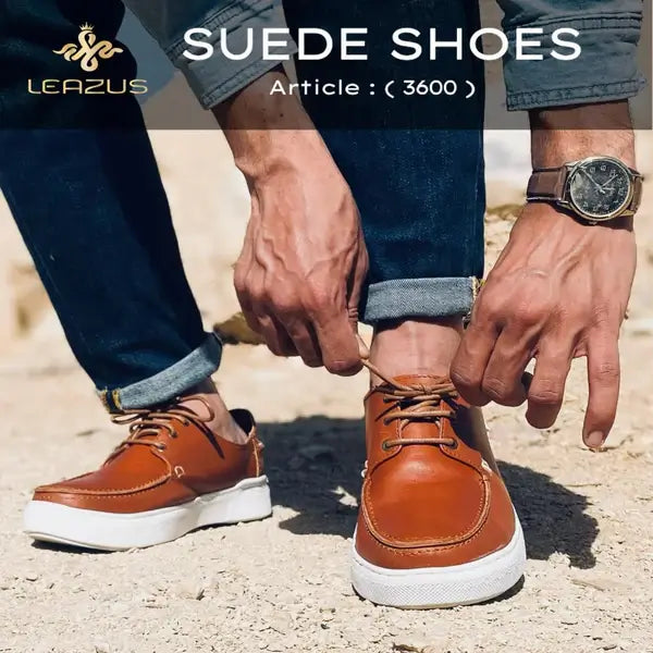 Leazus - leather Smart Casual Shoes - 3600 havan