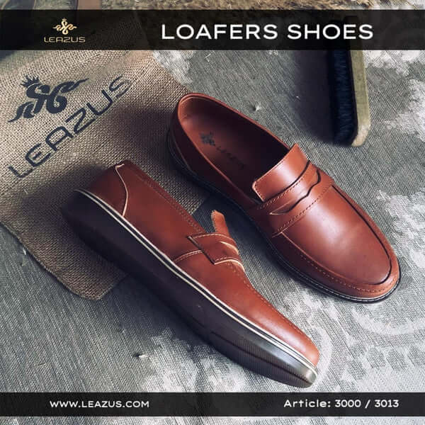 Leazus - Leather Loafer shoes - 3013