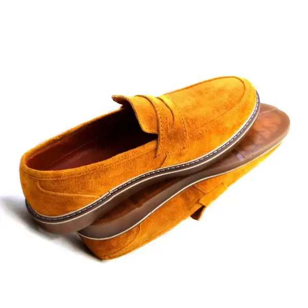 Leazus - Leather Suede Loafer shoes - S-3013