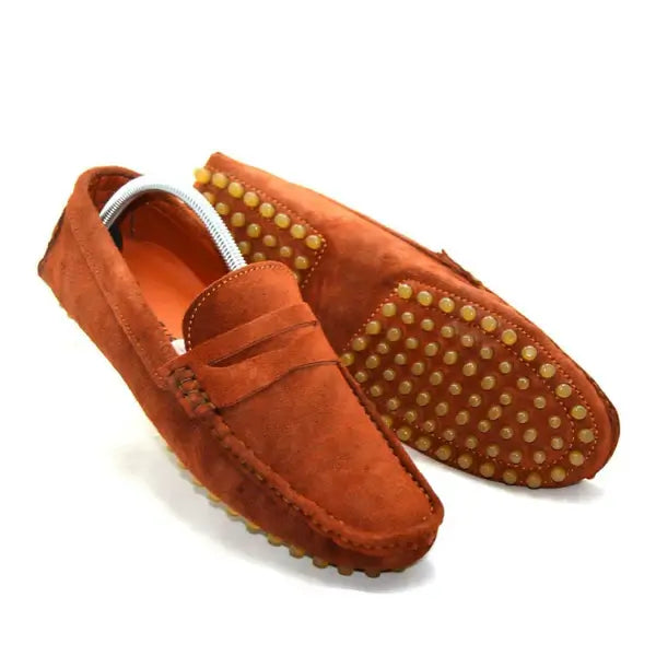 Leazus - LEATHER MOCCASIN SHOES - M200 HAVAN