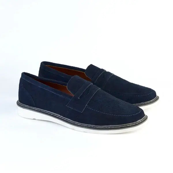 Leazus - Leather Suede Loafer shoes - S-3001
