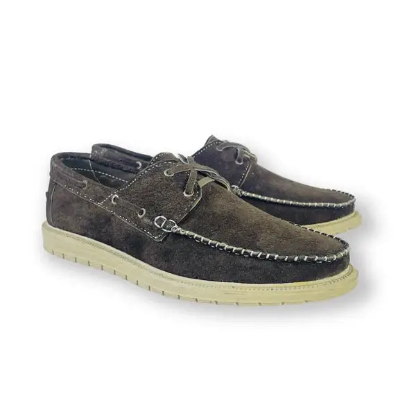 Leazus - Suede Casual Shoes - S-SPAGU Olive