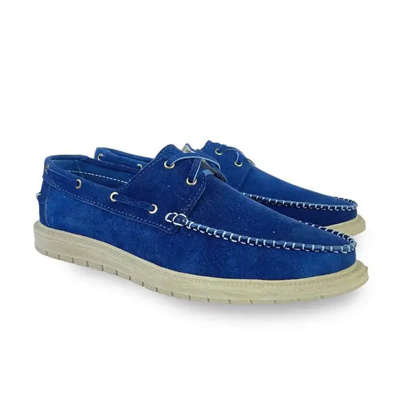 Leazus - Suede Casual Shoes - S-SPAGU Blue