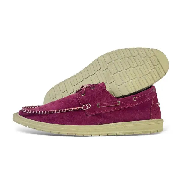 Leazus - Suede Casual Shoes - S-SPagu Burgundy
