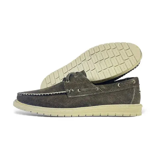 Leazus - Suede Casual Shoes - S-SPAGU Olive