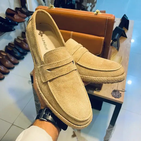 Leazus - CANVAS LOAFER - S-102 BEIGE