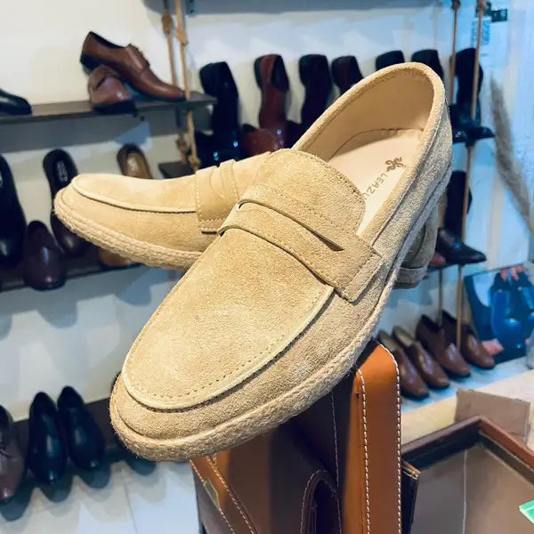 Leazus - CANVAS LOAFER - S-102 BEIGE