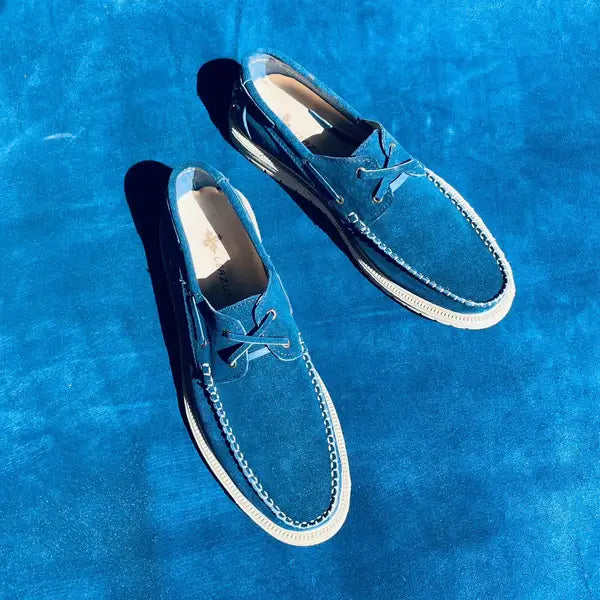 Leazus - Suede Casual Shoes - S-SPAGU Blue