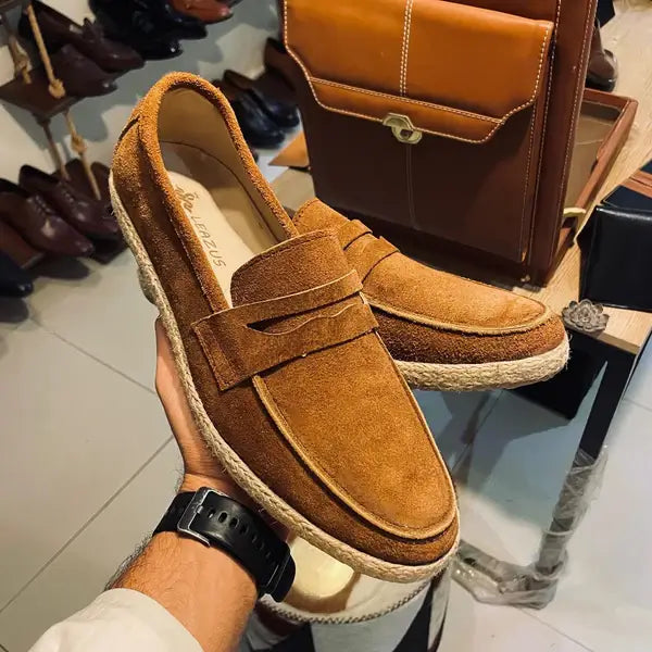 Leazus - CANVAS LOAFER - S-102 BROWN