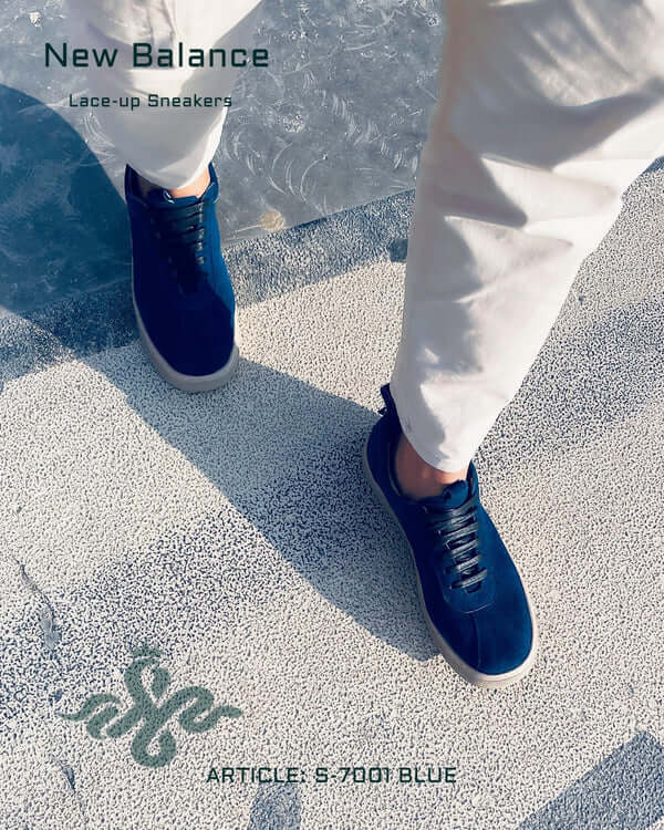 Leazus - New Balance Flat Sneaker - S-7001 BLUE