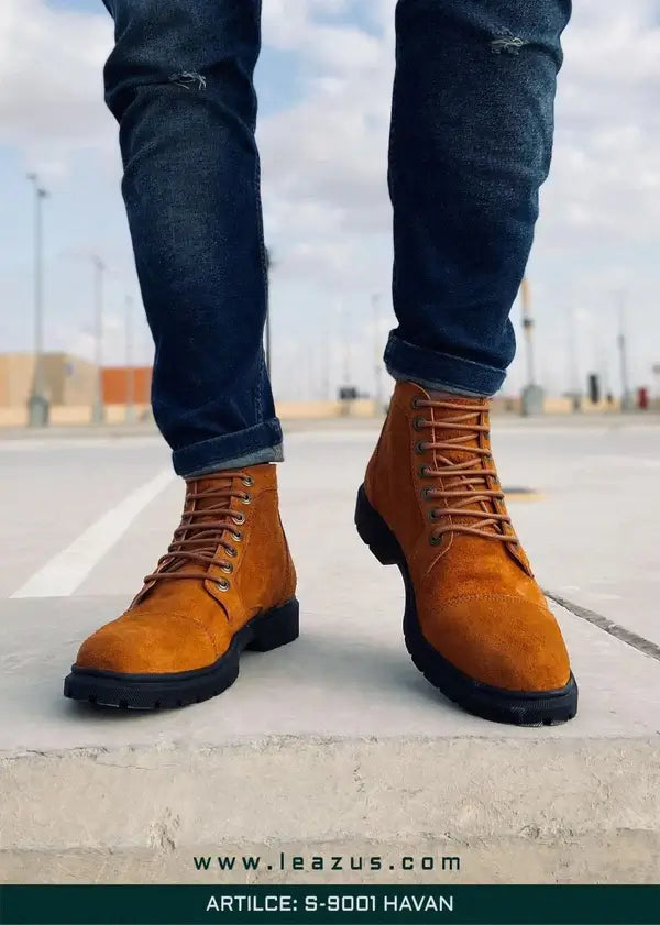 Leazus - Leather Halfboot - S-9001 Havan