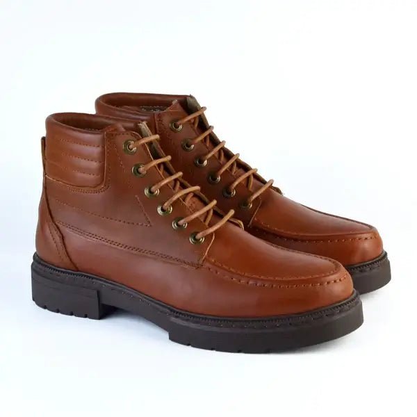 Leazus - Leather Bold Halfboot- 8000 HAVAN
