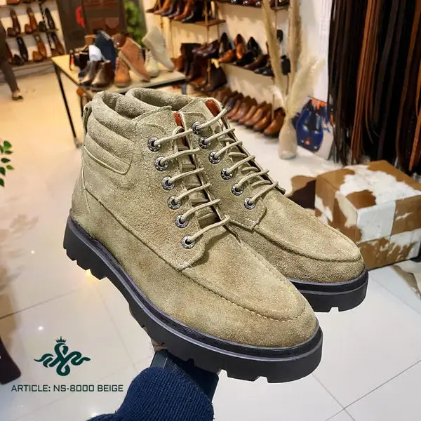 Leazus - Suede Bold Halfboot - NS-8000