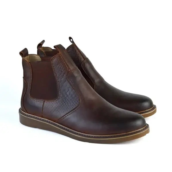 Leazus - CHELSEA BOOT - M-5001 BROWN